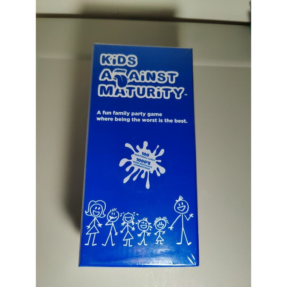 Kids Against Maturity Card Game - Extra Cards Edition NEW SEALED